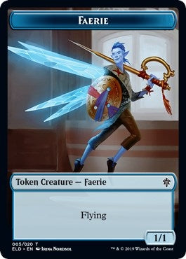 Faerie Token (0) [ELD] - MTG Single