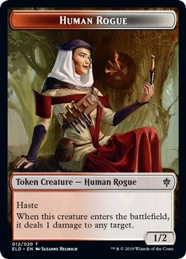 Human Rogue Token (0) [ELD] - MTG Single