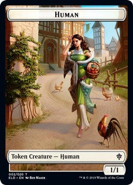 Human Token (0) [ELD] - MTG Single