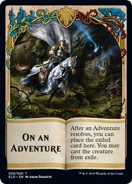 Emblem - On An Adventure (0) [ELD] - MTG Single