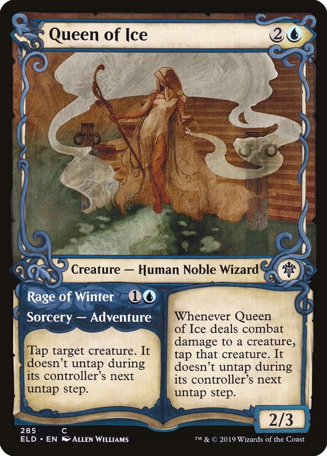 Queen of Ice (Showcase) (285) [ELD] - MTG Single