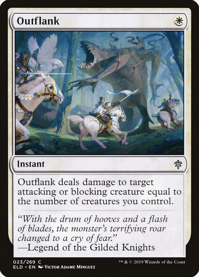 Outflank (23) [ELD] - MTG Single