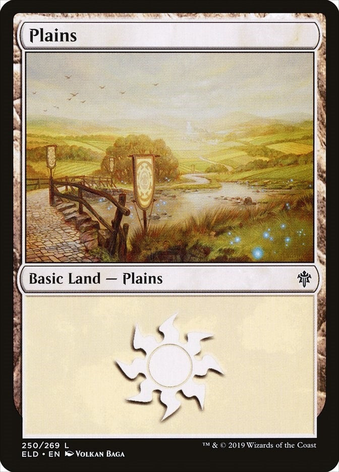 Plains (250) [ELD] - MTG Single