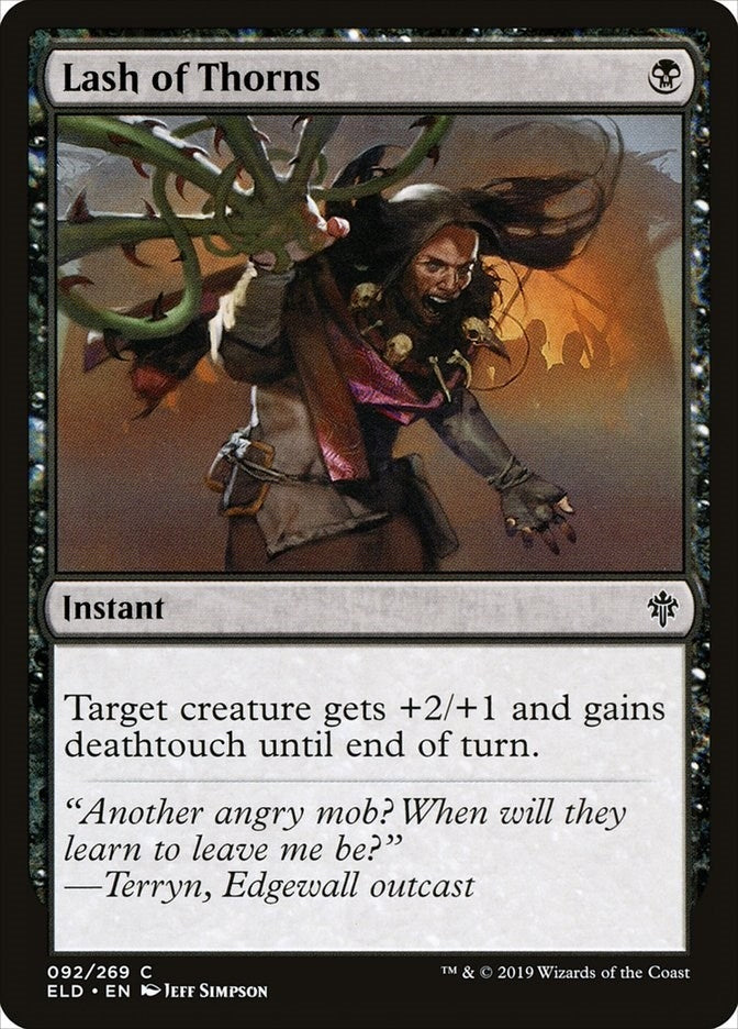 Lash of Thorns (92) [ELD] - MTG Single