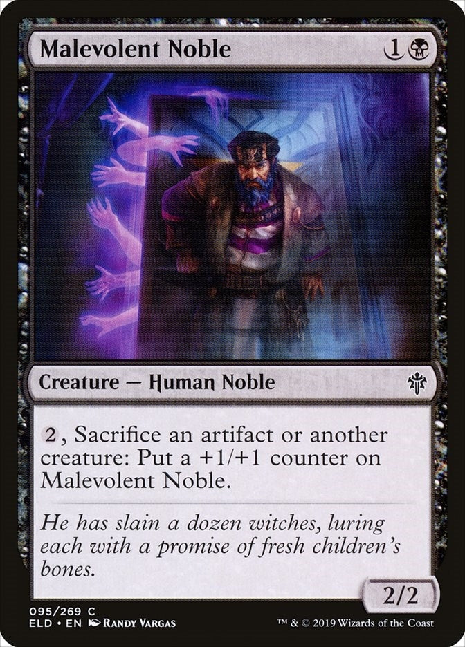Malevolent Noble (95) [ELD] - MTG Single
