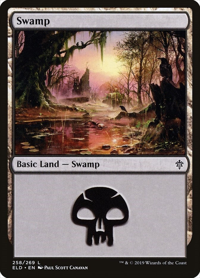 Swamp (258) (258) [ELD] - MTG Single