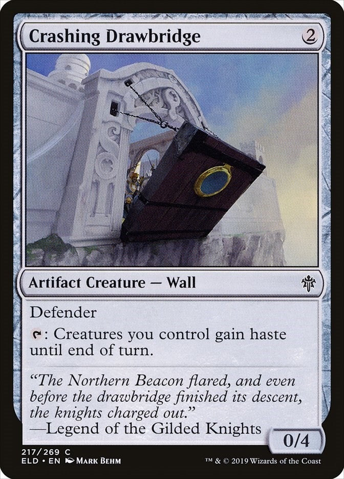 Crashing Drawbridge (217) [ELD] - MTG Single