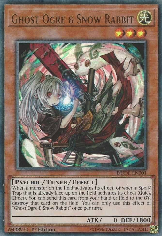 Ghost Ogre & Snow Rabbit (1) (DUDE) - YuGiOh Single