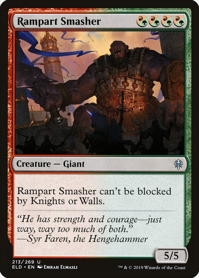 Rampart Smasher (213) [ELD] - MTG Single