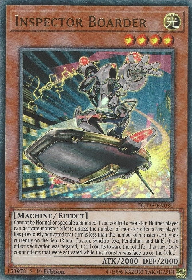 Inspector Boarder (31) (DUDE) - YuGiOh Single