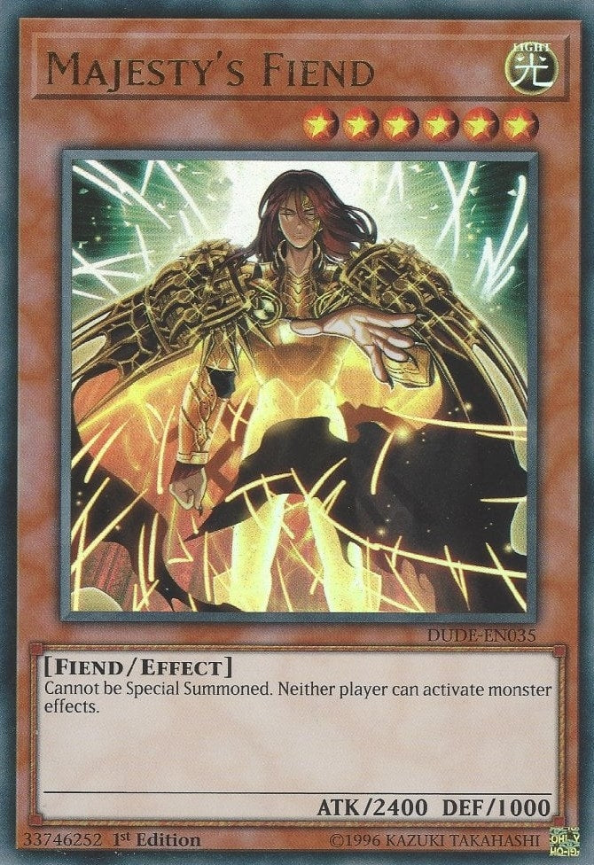 Majesty’s Fiend (35) (DUDE) - YuGiOh Single