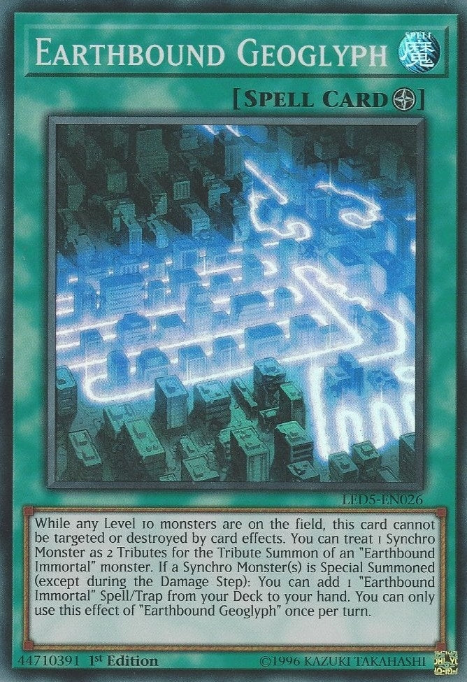 Earthbound Geoglyph (5026) (LED5) - YuGiOh Single