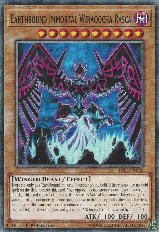 Earthbound Immortal Wiraqocha Rasca (5028) (LED5) - YuGiOh Single
