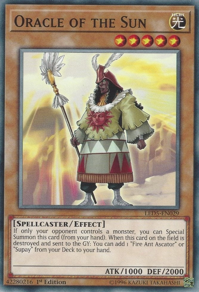 Oracle of the Sun (5029) (LED5) - YuGiOh Single