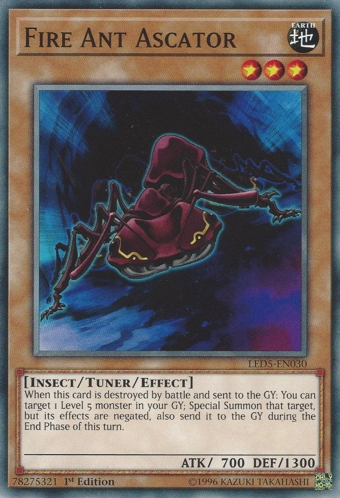 Fire Ant Ascator (5030) (LED5) - YuGiOh Single