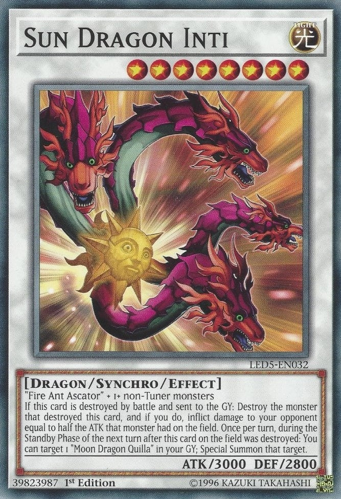 Sun Dragon Inti (5032) (LED5) - YuGiOh Single