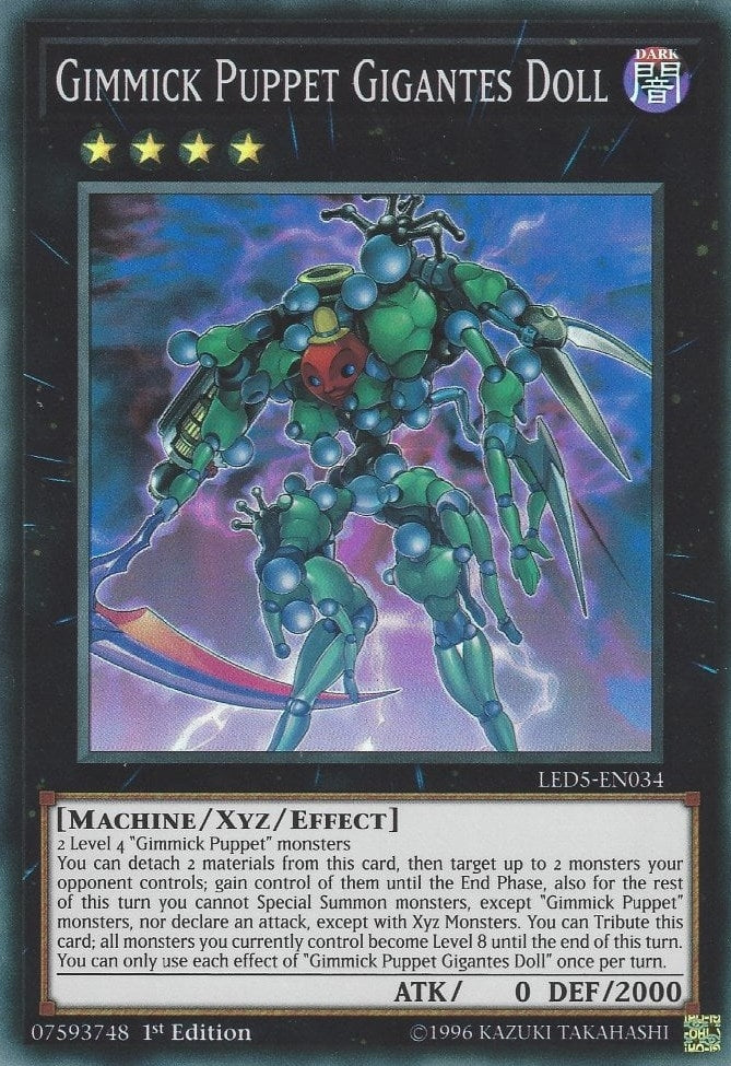 Gimmick Puppet Gigantes Doll (5034) (LED5) - YuGiOh Single