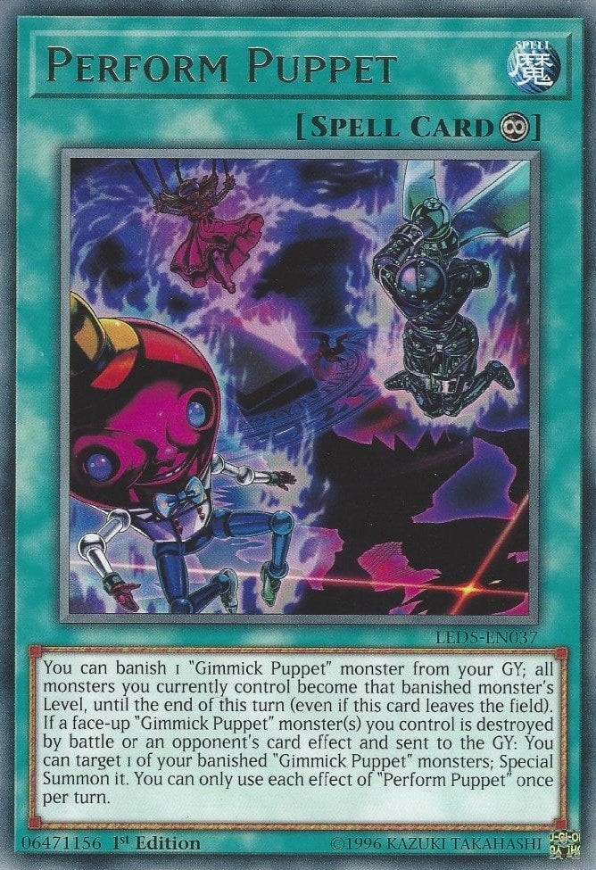 Perform Puppet (5037) (LED5) - YuGiOh Single