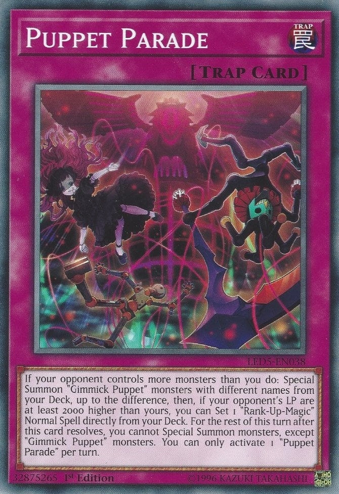 Puppet Parade (5038) (LED5) - YuGiOh Single