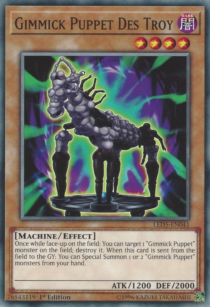 Gimmick Puppet Des Troy (5041) (LED5) - YuGiOh Single