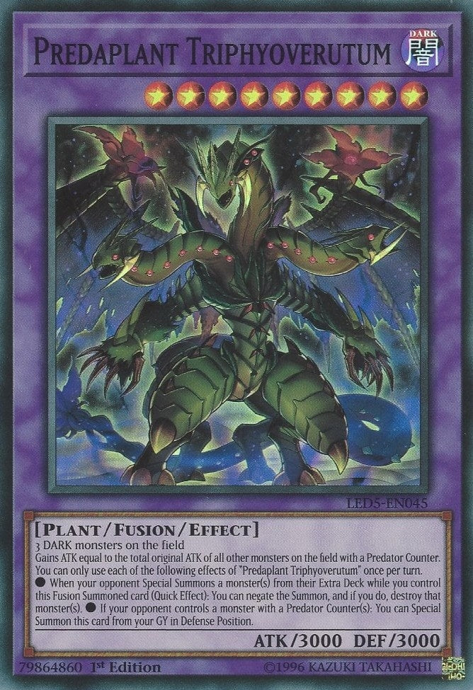 Predaplant Triphyoverutum (5045) (LED5) - YuGiOh Single