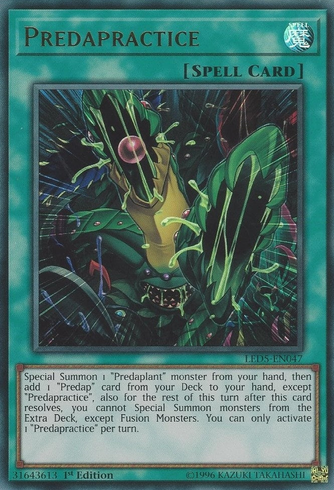 Predapractice (5047) (LED5) - YuGiOh Single