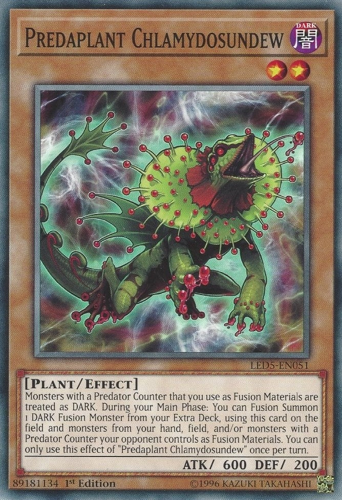 Predaplant Chlamydosundew (5051) (LED5) - YuGiOh Single