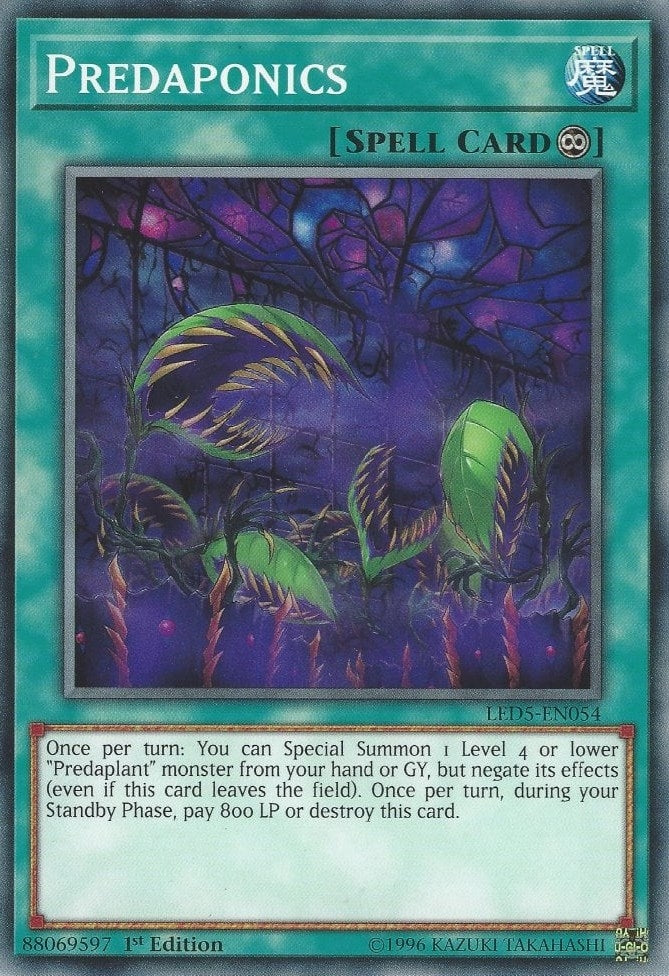 Predaponics (5054) (LED5) - YuGiOh Single