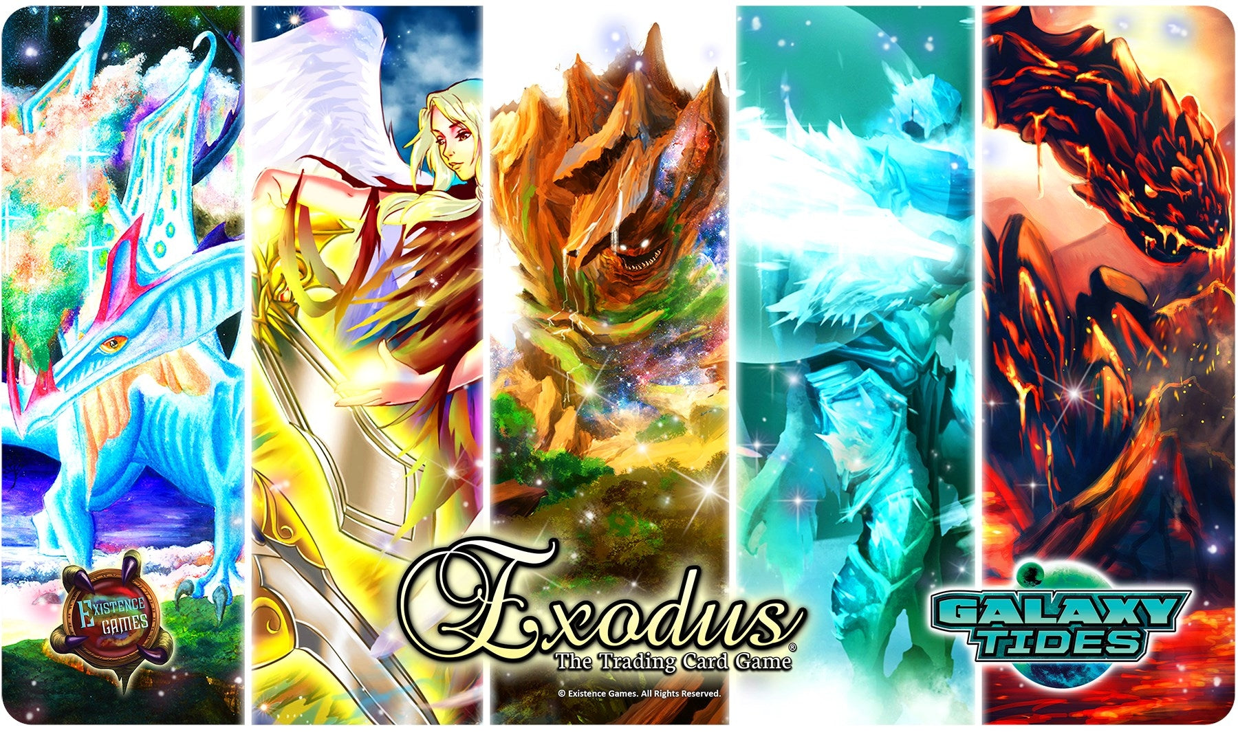 Galaxy Tides Common Playmat for Exodus TCG - Playmats Sealed