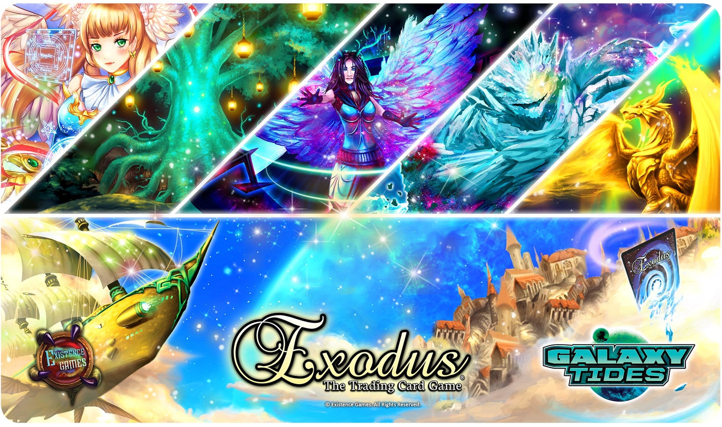 Galaxy Tides Rare Playmat for Exodus TCG - Playmats Sealed