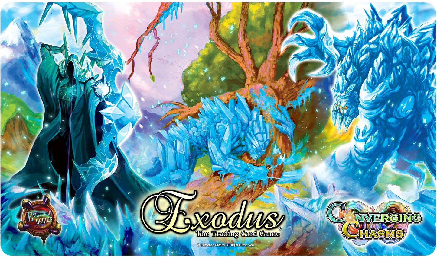 Converging Chasms Shardfolk Playmat for Exodus TCG - Playmats Sealed