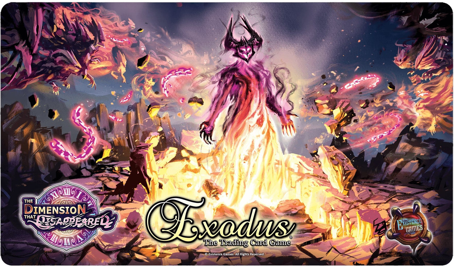 The Dimension That Disappeared Eroda’s Ascendance Playmat for Exodus TCG - Playmats Sealed