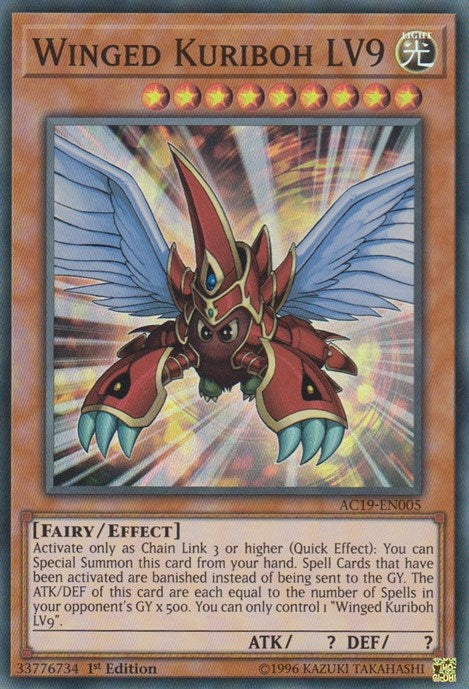Winged Kuriboh LV9 (19005) (AC19) - YuGiOh Single