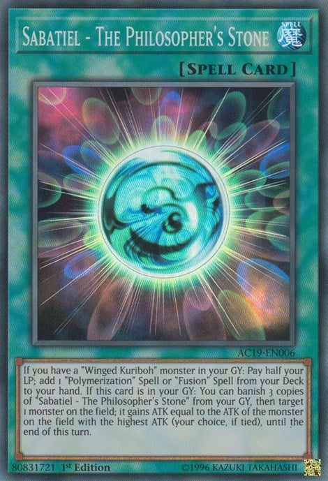 Sabatiel - The Philosopher’s Stone (19006) (AC19) - YuGiOh Single