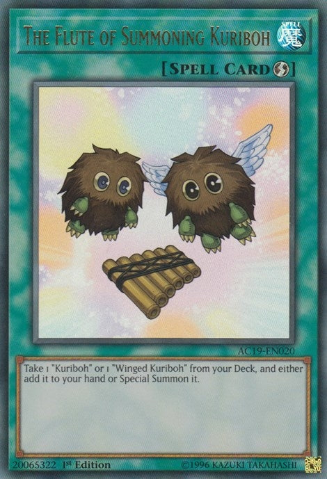 The Flute of Summoning Kuriboh (19020) (AC19) - YuGiOh Single