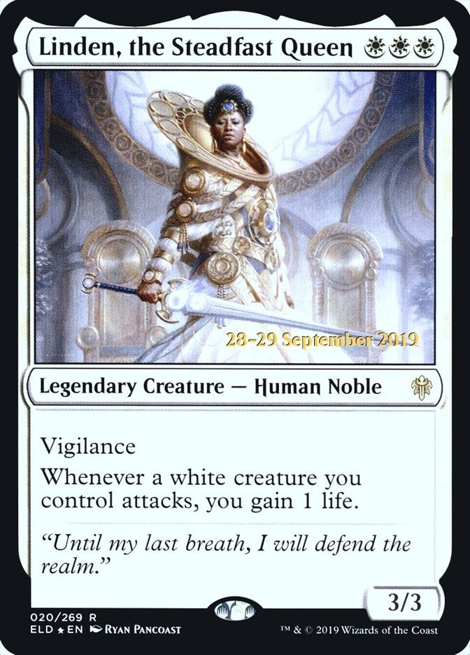 Linden the Steadfast Queen (20) [PRE] - MTG Single