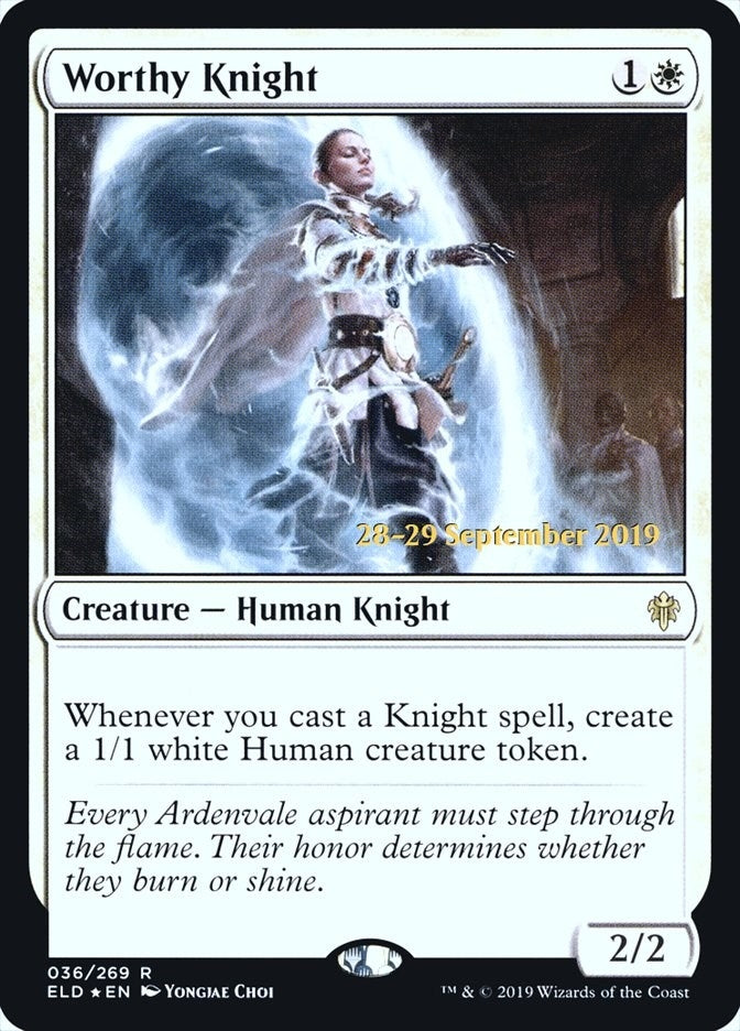 Worthy Knight (36) [PRE] - MTG Single