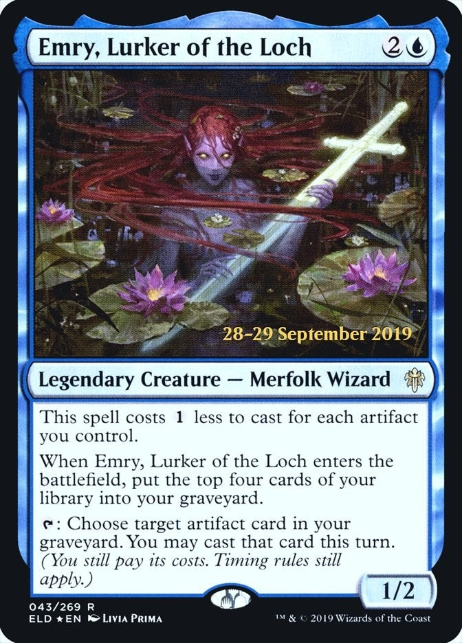 Emry Lurker of the Loch (43) [PRE] - MTG Single