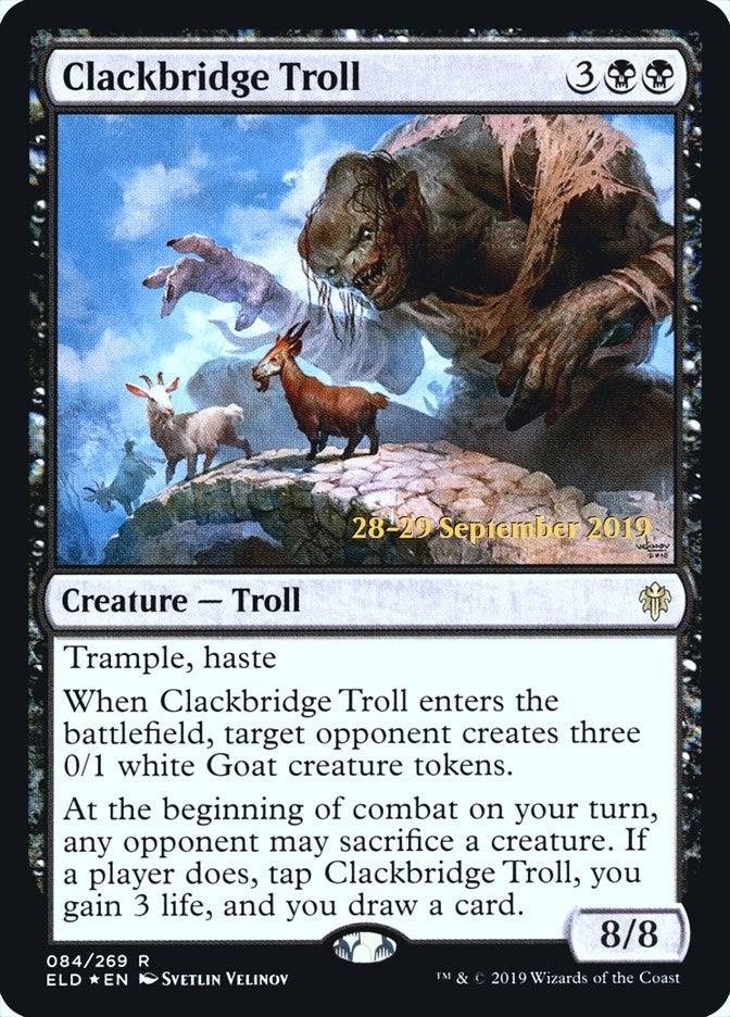 Clackbridge Troll (84) [PRE] - MTG Single