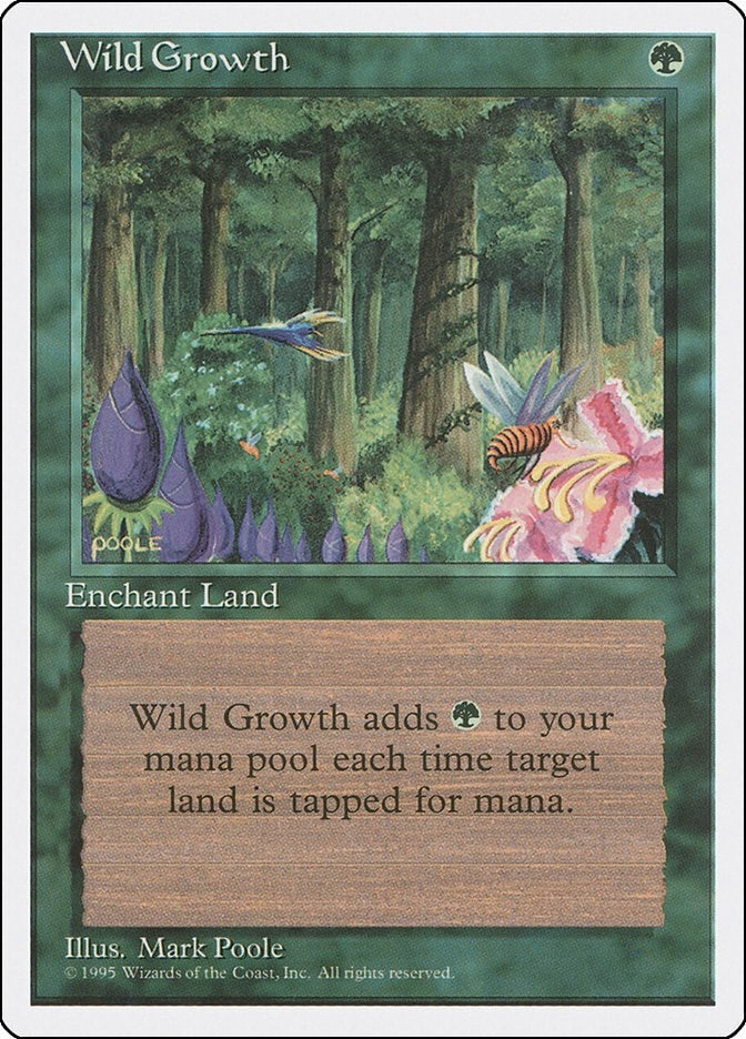 Wild Growth [4ED] - MTG Single