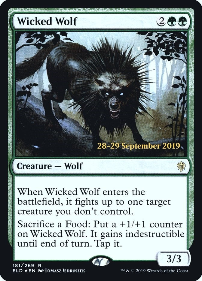Wicked Wolf (181) [PRE] - MTG Single
