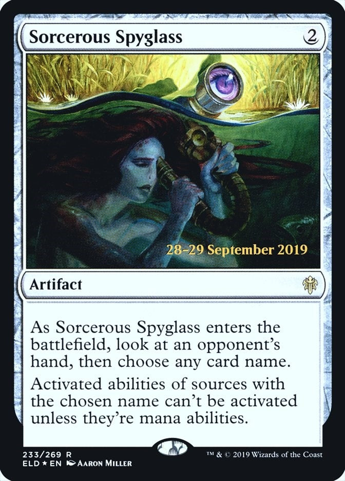 Sorcerous Spyglass (ELD) (233) [PRE] - MTG Single