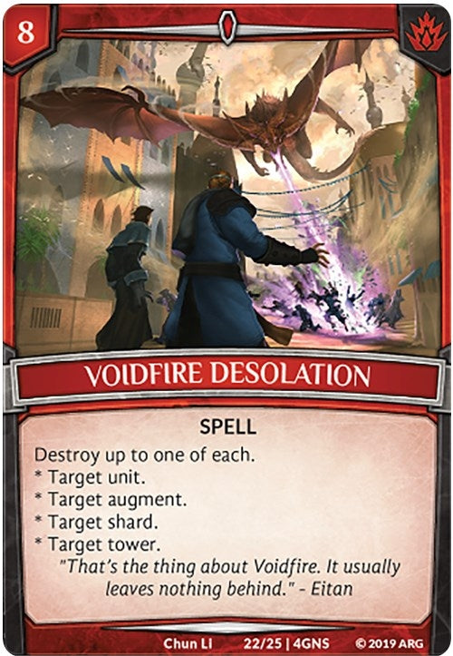 Voidfire Desolation (22) [GENE] - Argent Saga TCG Single