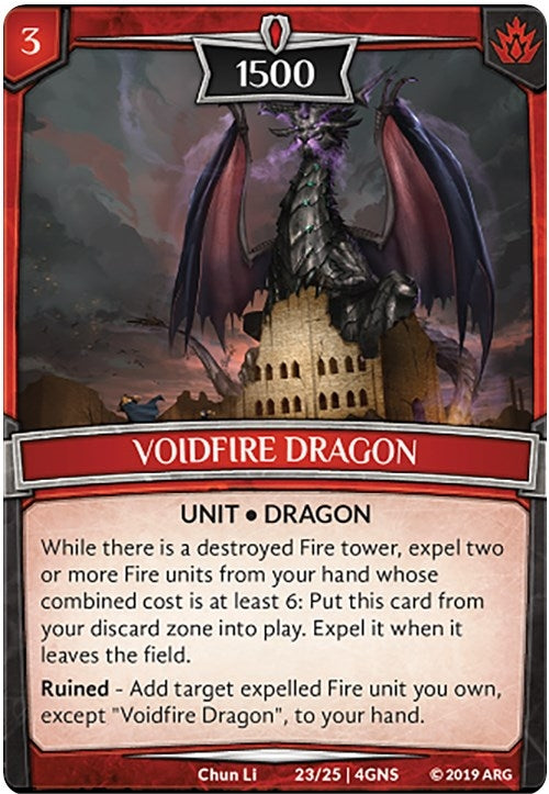 Voidfire Dragon (23) [GENE] - Argent Saga TCG Single