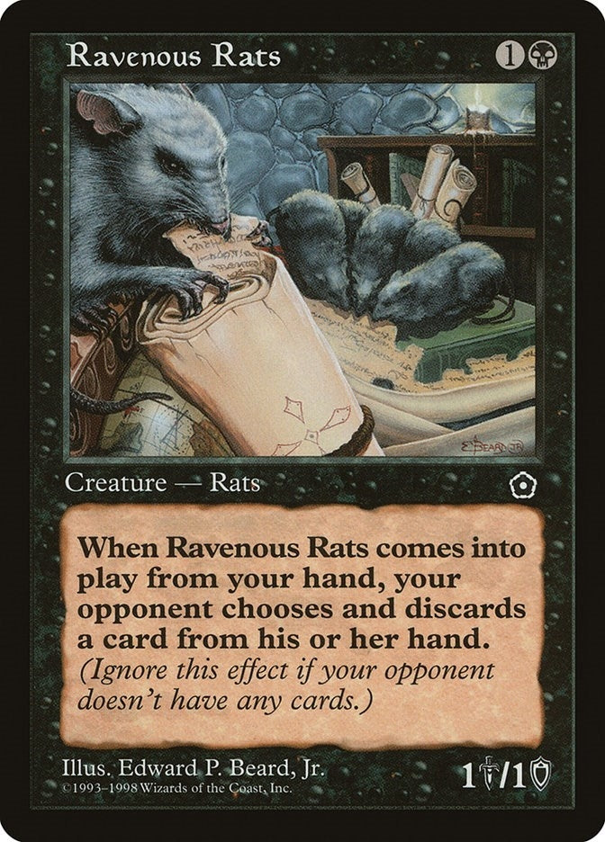 Ravenous Rats [P02] - MTG Single