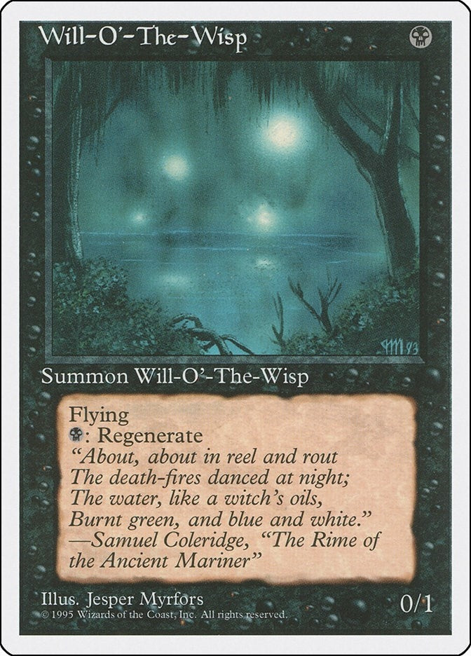 Will-o’-the-Wisp [4ED] - MTG Single