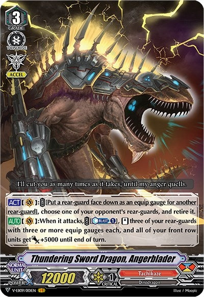 Thundering Sword Dragon Angerblader (9001) [V-EB09] - Cardfight Vanguard Single
