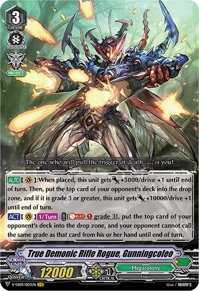 True Demonic Rifle Rogue Gunningcoleo (9003) [V-EB09] - Cardfight Vanguard Single