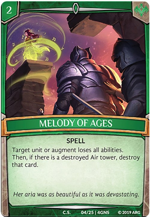 Melody of Ages (4) [GENE] - Argent Saga TCG Single