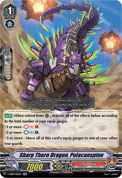 Sharp Thorn Dragon Polacanspine (9012) [V-EB09] - Cardfight Vanguard Single